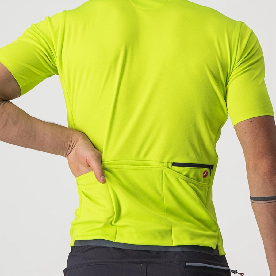 Light Green Men Castelli UNLIMITED ALLROAD Jersey | 438609-SMA