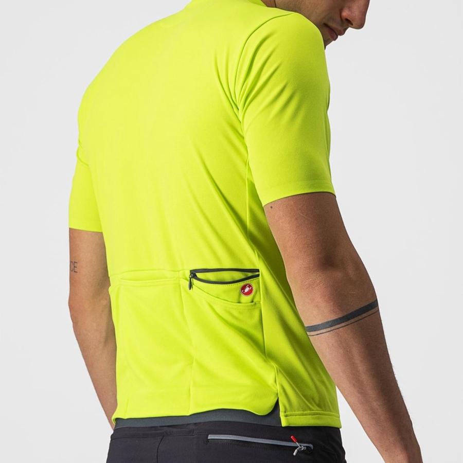 Light Green Men Castelli UNLIMITED ALLROAD Jersey | 438609-SMA