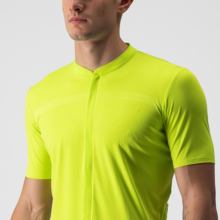 Light Green Men Castelli UNLIMITED ALLROAD Jersey | 438609-SMA