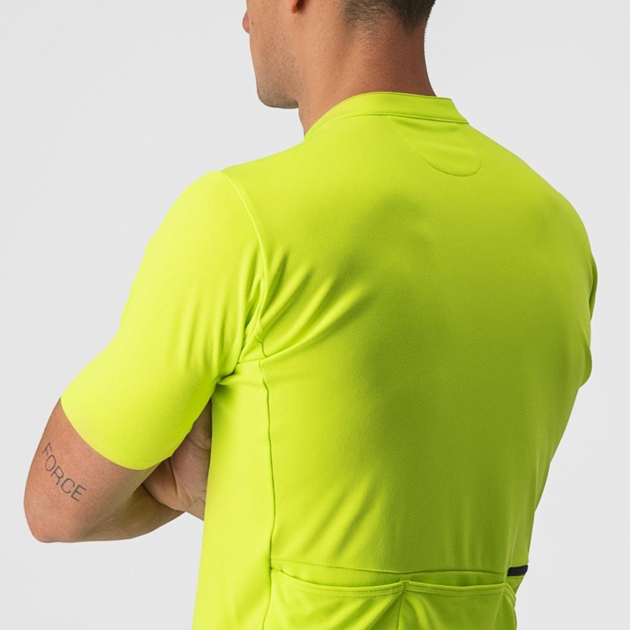 Light Green Men Castelli UNLIMITED ALLROAD Jersey | 438609-SMA