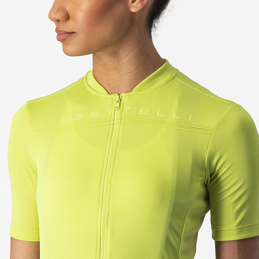 Light Green Women Castelli ANIMA 4 Jersey | 859064-GEI