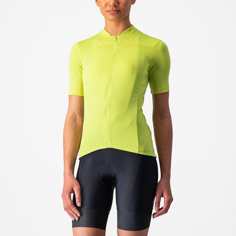 Light Green Women Castelli ANIMA 4 Jersey | 859064-GEI