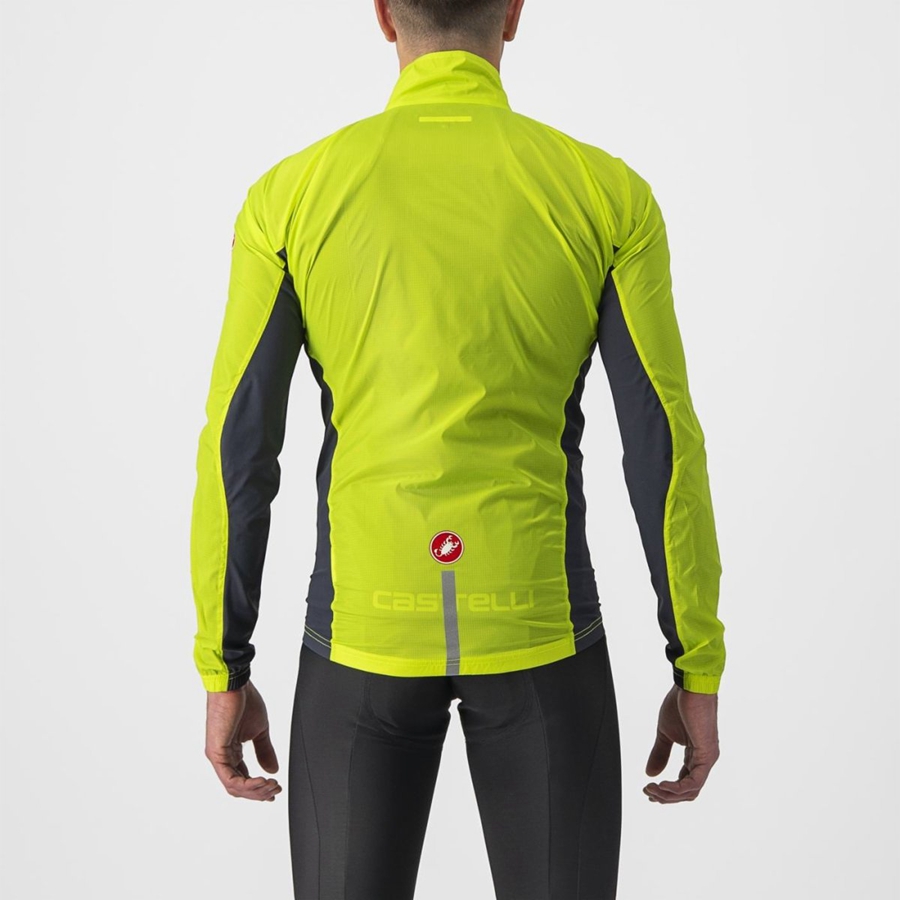 Light Green / Dark Grey Men Castelli SQUADRA STRETCH Protection | 825967-HXU