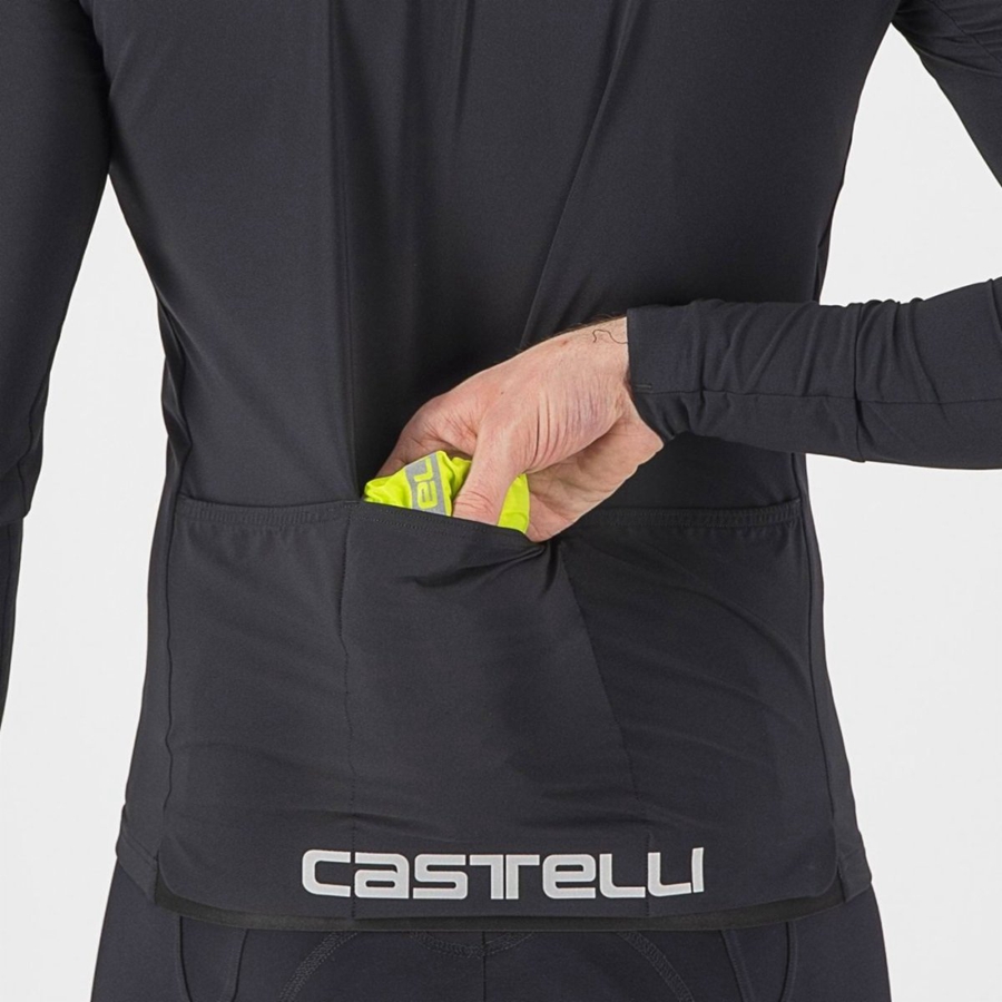 Light Green / Dark Grey Men Castelli SQUADRA STRETCH Protection | 825967-HXU