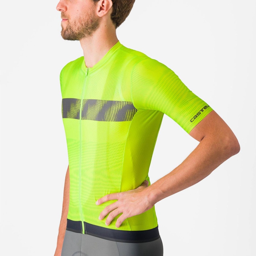 Light Green / Dark Grey Men Castelli UNLIMITED ENDURANCE Jersey | 579163-FOM