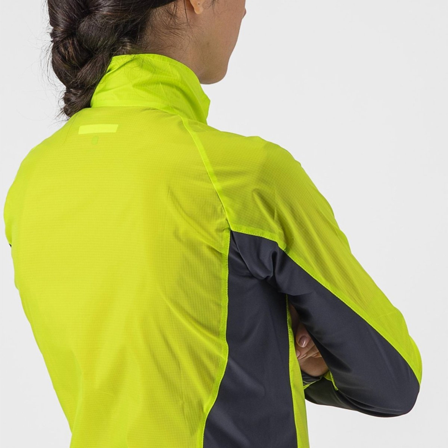 Light Green / Dark Grey Women Castelli SQUADRA STRETCH W Protection | 761243-ZEG