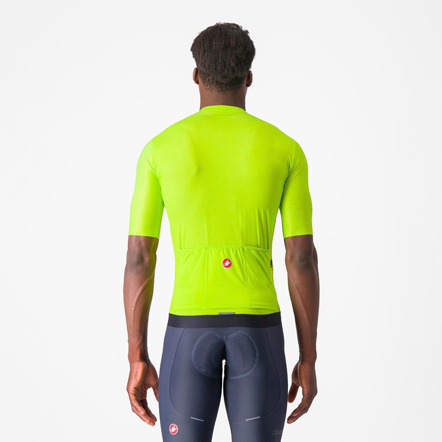 Light Green / Deep Green Men Castelli ESPRESSO Jersey | 916250-WPC