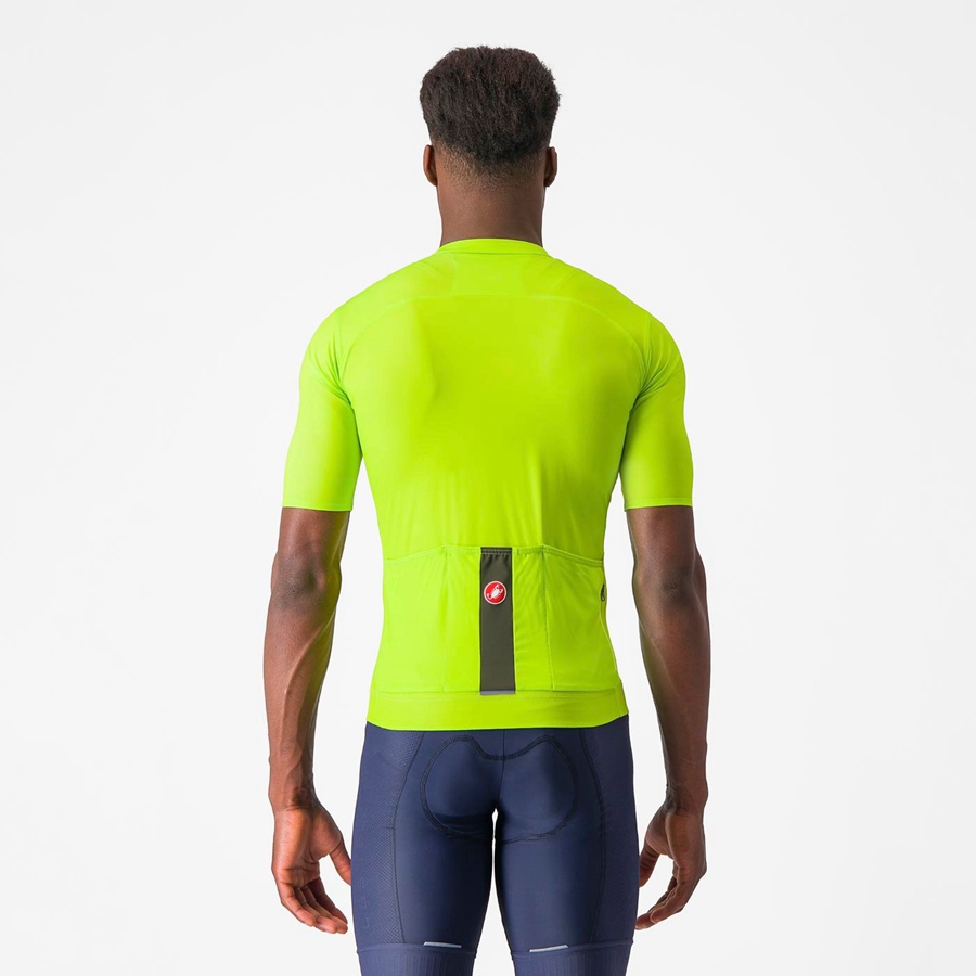 Light Green / Deep Green Men Castelli PROLOGO LITE Jersey | 659183-TFA