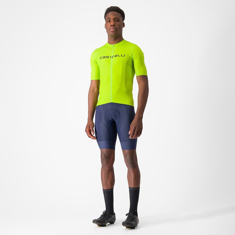 Light Green / Deep Green Men Castelli PROLOGO LITE Jersey | 659183-TFA