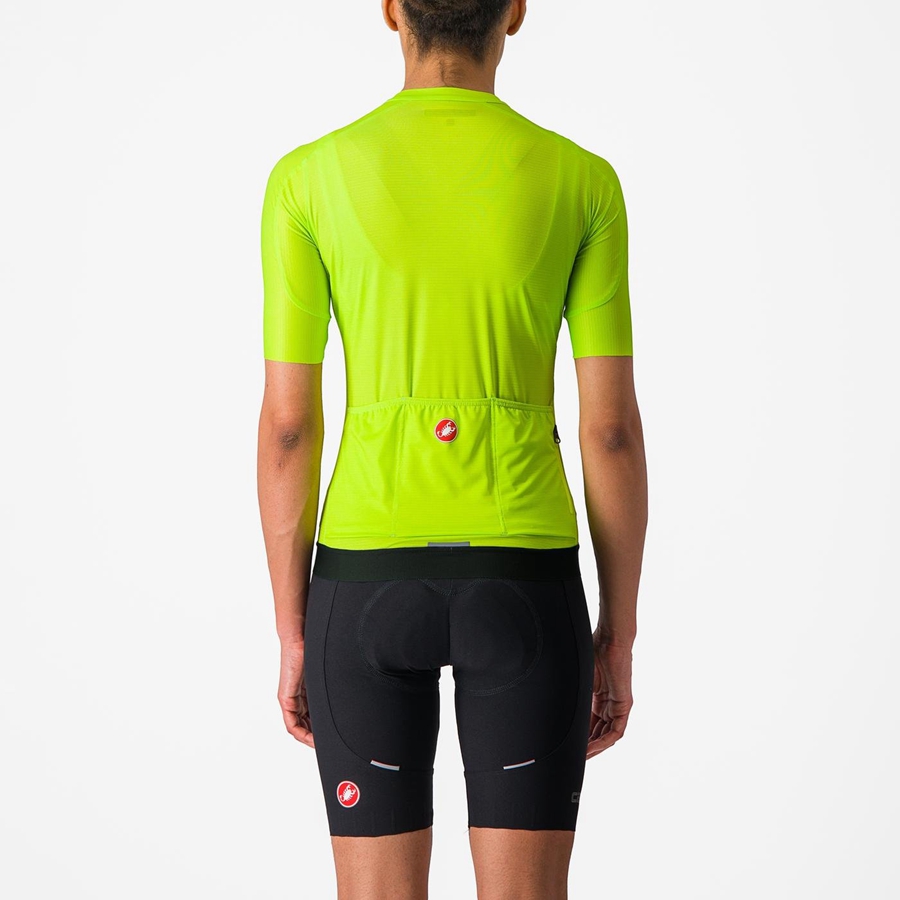 Light Green / Deep Green Women Castelli ESPRESSO W Jersey | 674039-OTJ