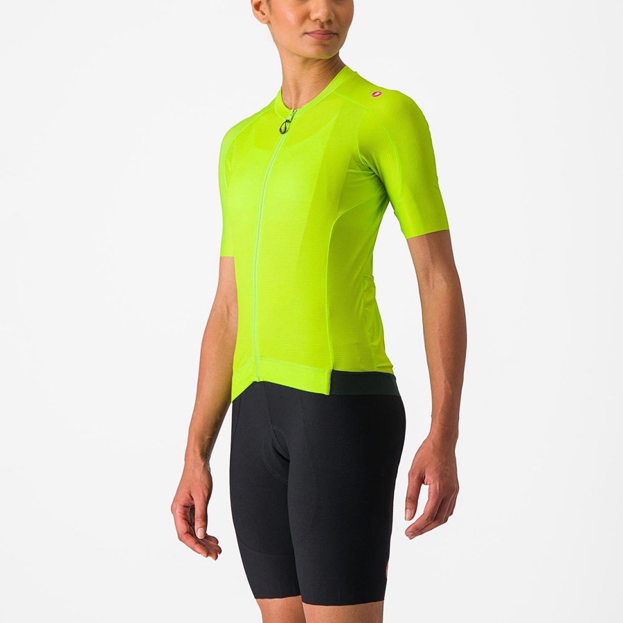 Light Green / Deep Green Women Castelli ESPRESSO W Jersey | 674039-OTJ