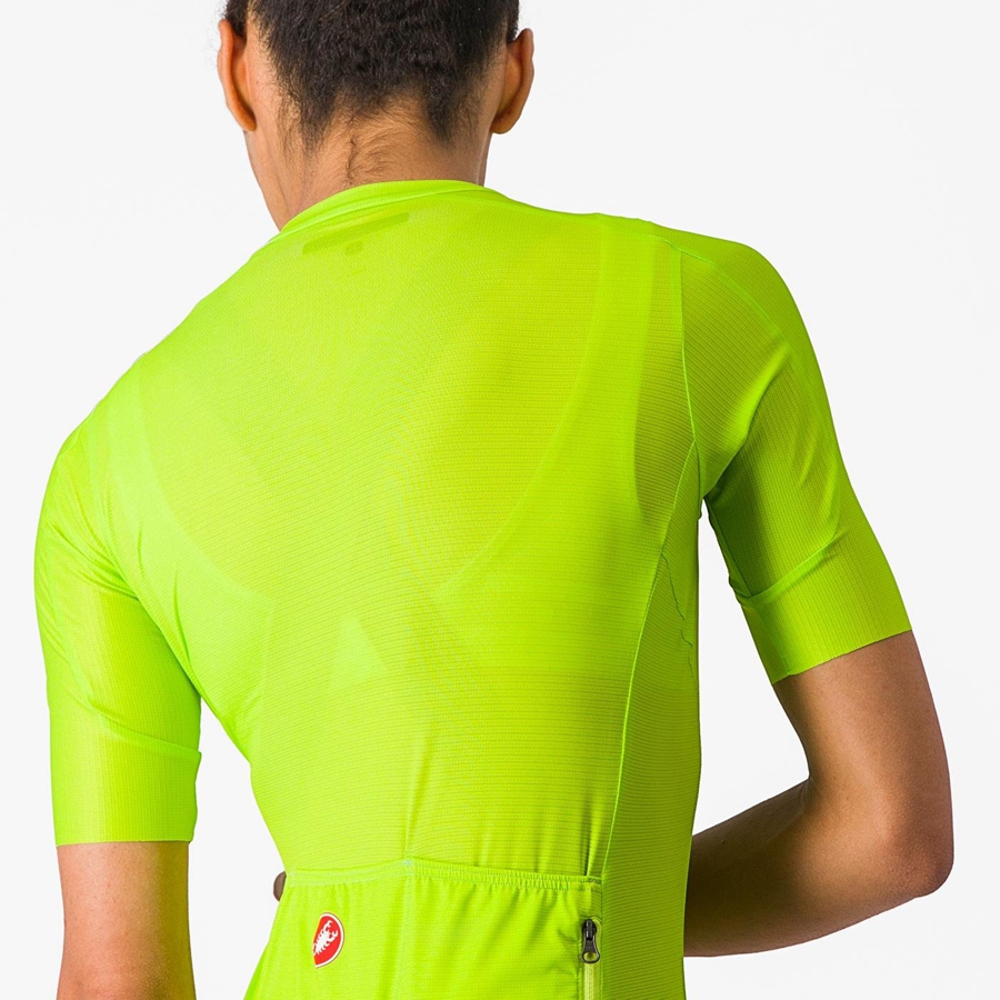 Light Green / Deep Green Women Castelli ESPRESSO W Jersey | 674039-OTJ