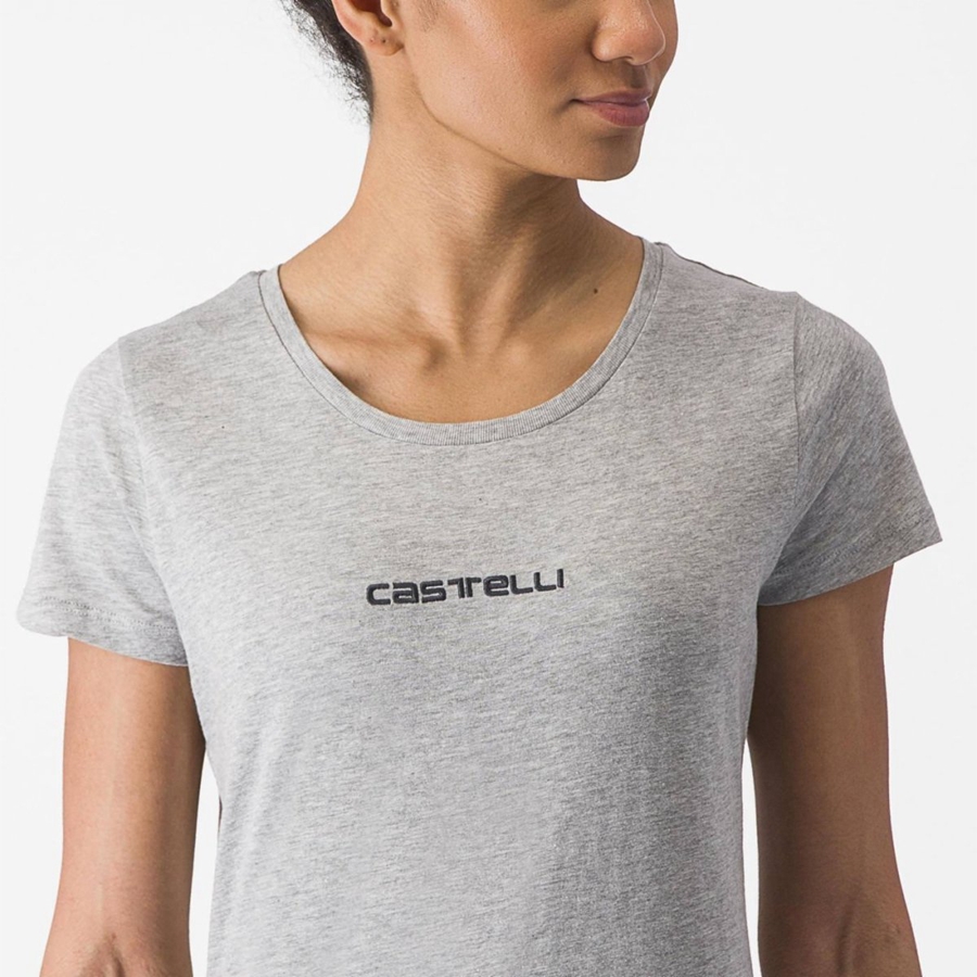 Light Grey Women Castelli CASTELLI CLASSICO W TEE Casual | 148795-YNP