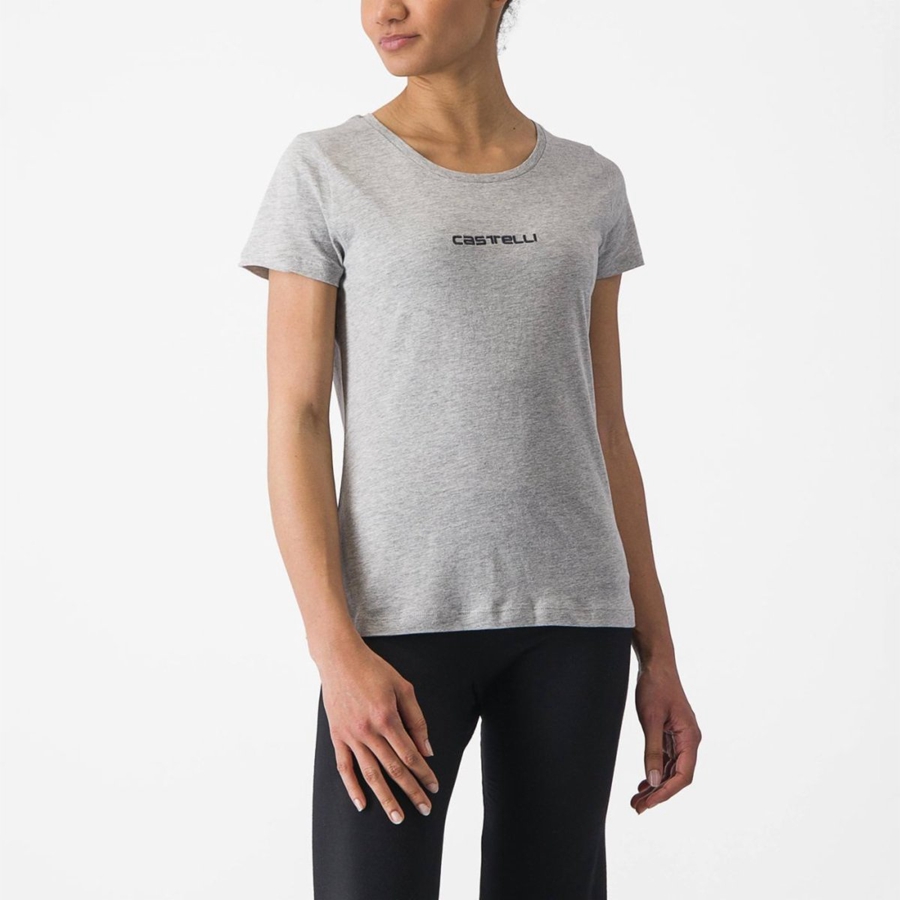 Light Grey Women Castelli CASTELLI CLASSICO W TEE Casual | 148795-YNP