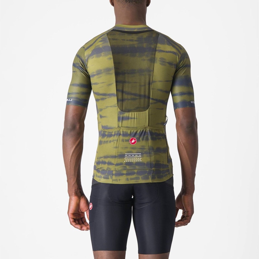 Olive Men Castelli UNLIMITED PRO Jersey | 946305-WEM