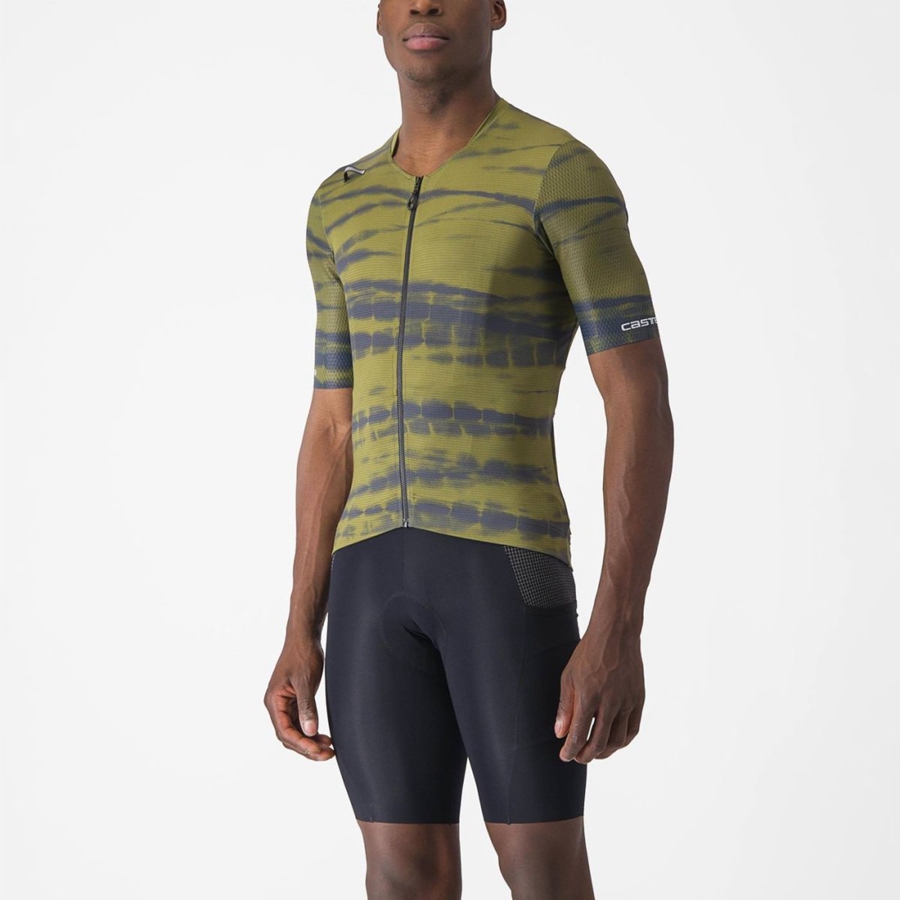 Olive Men Castelli UNLIMITED PRO Jersey | 946305-WEM