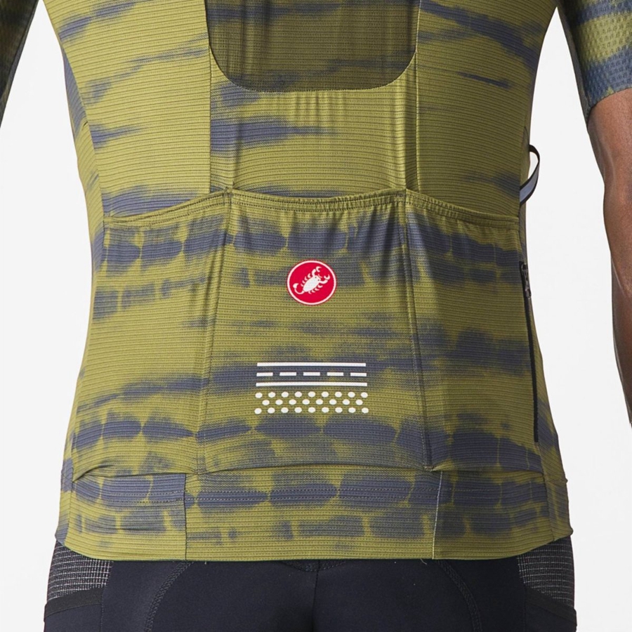 Olive Men Castelli UNLIMITED PRO Jersey | 946305-WEM