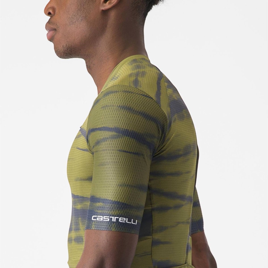 Olive Men Castelli UNLIMITED PRO Jersey | 946305-WEM