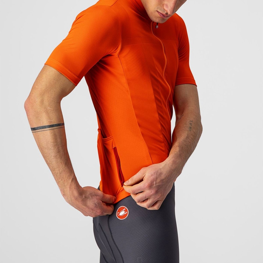 Orange Men Castelli CLASSIFICA Jersey | 269135-RGK