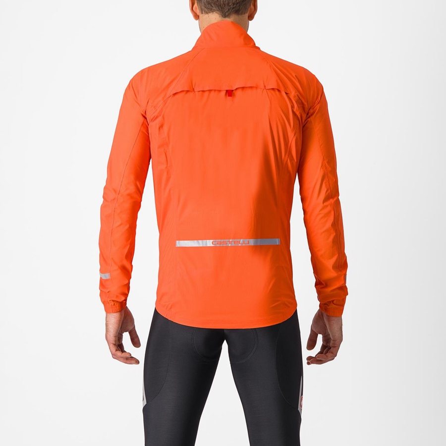 Orange Men Castelli EMERGENCY 2 RAIN Protection | 130827-SWB