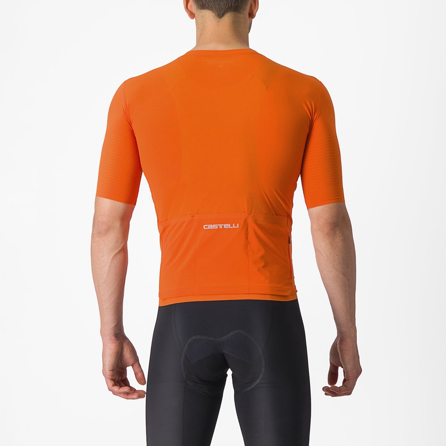 Orange Red Men Castelli PREMIO Jersey | 508923-YZS