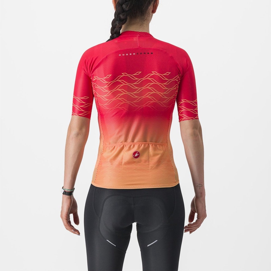 Orange Women Castelli CLIMBER'S 2.0 W Jersey | 529374-ZJG