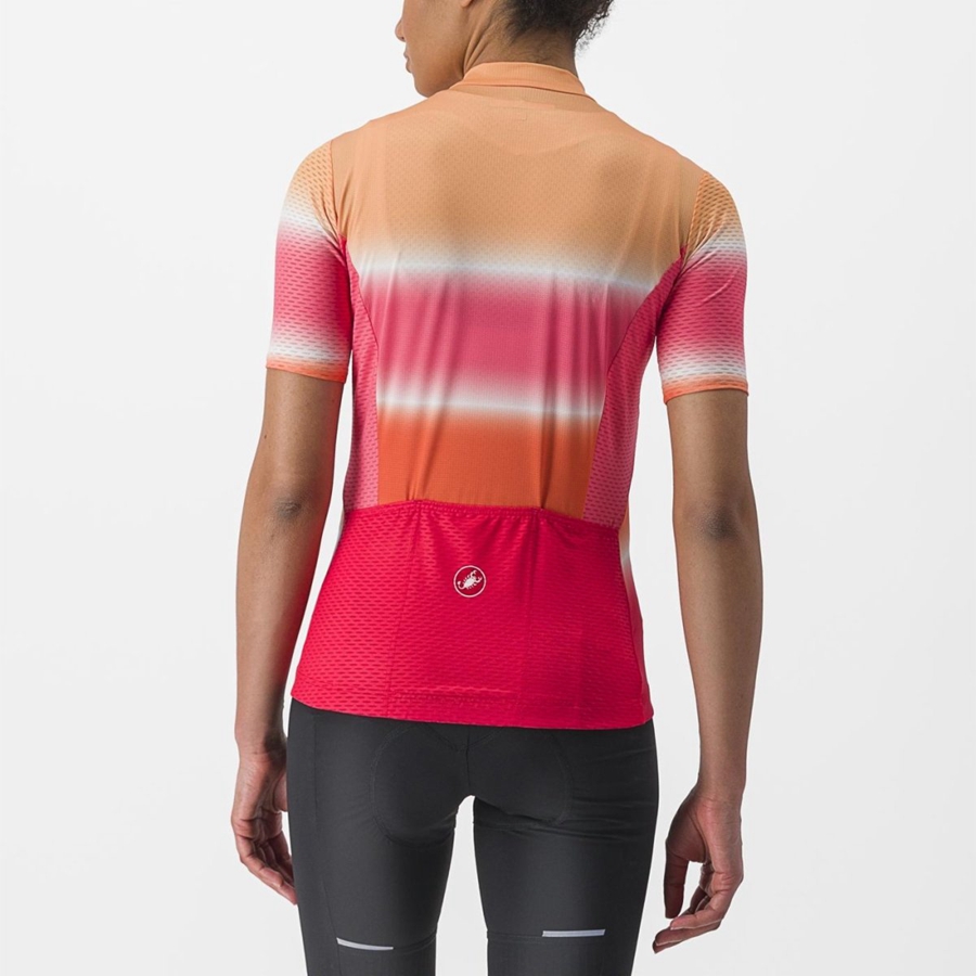 Orange Women Castelli DOLCE Jersey | 178560-RPI