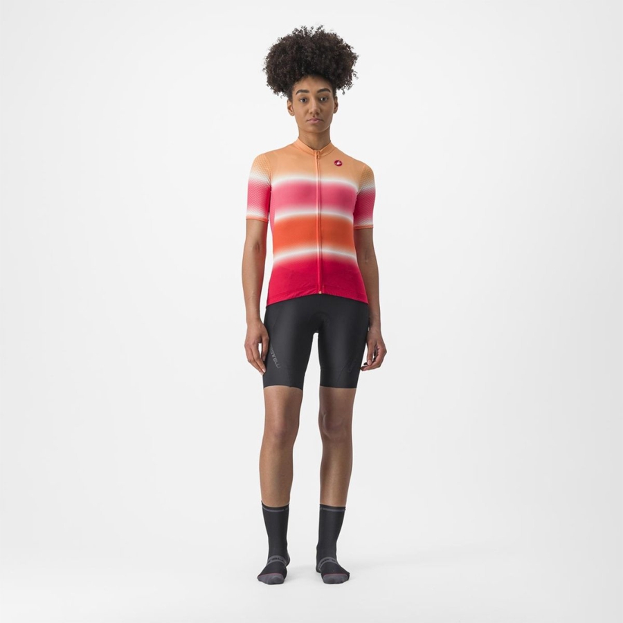 Orange Women Castelli DOLCE Jersey | 178560-RPI