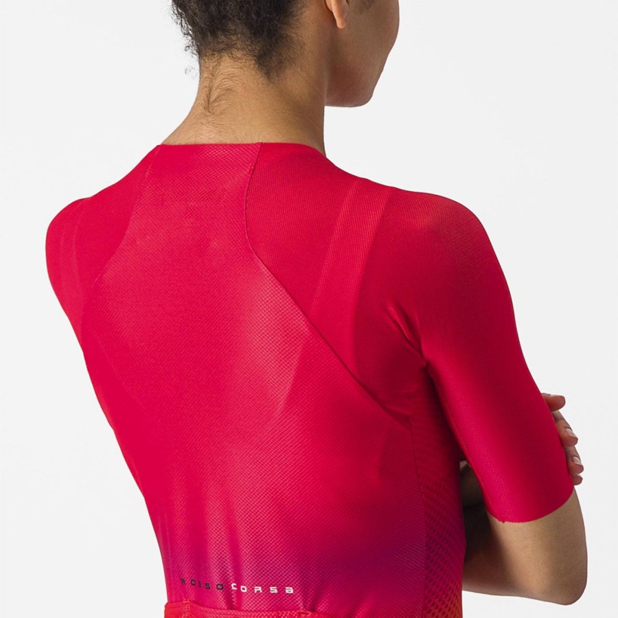 Pink Women Castelli CLIMBER'S 4.0 W Jersey | 021834-SDC