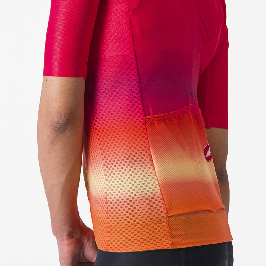 Pink Women Castelli CLIMBER'S 4.0 W Jersey | 021834-SDC