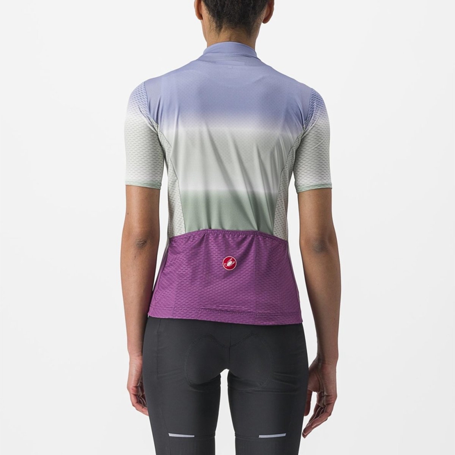 Purple White Women Castelli DOLCE Jersey | 132804-DAU