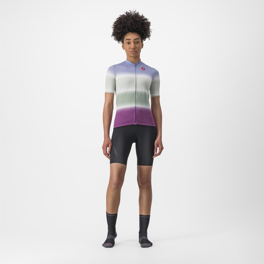 Purple White Women Castelli DOLCE Jersey | 132804-DAU