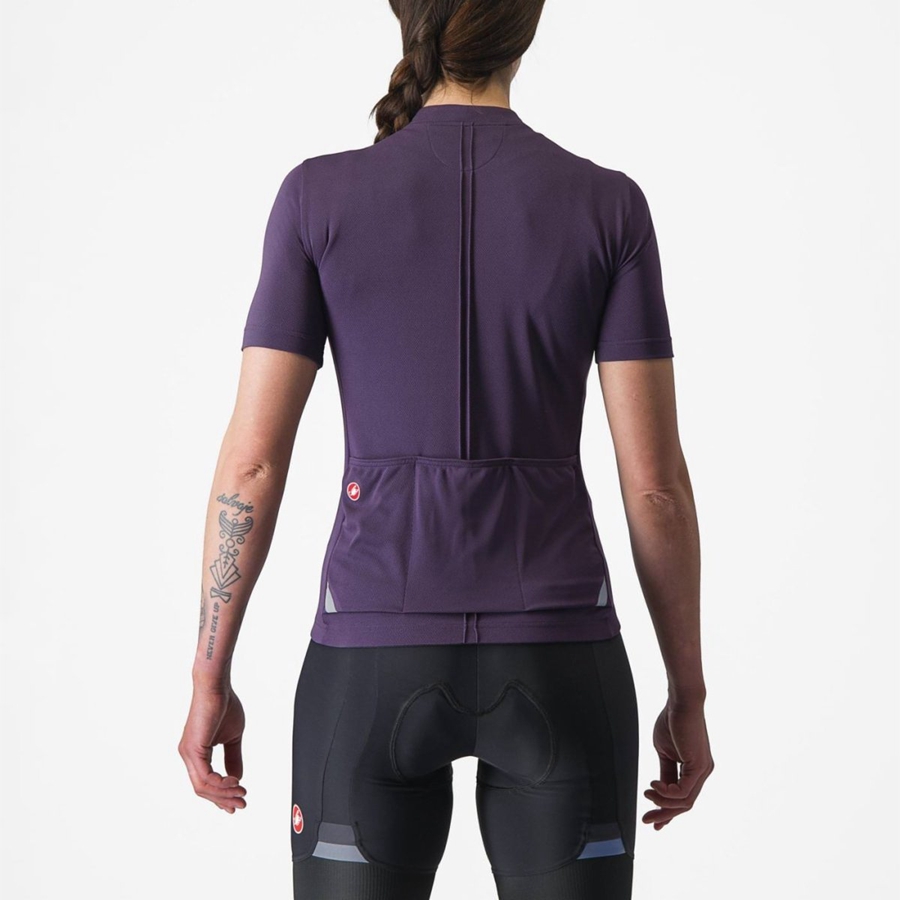 Purple Women Castelli ANIMA 4 Jersey | 264189-RWH