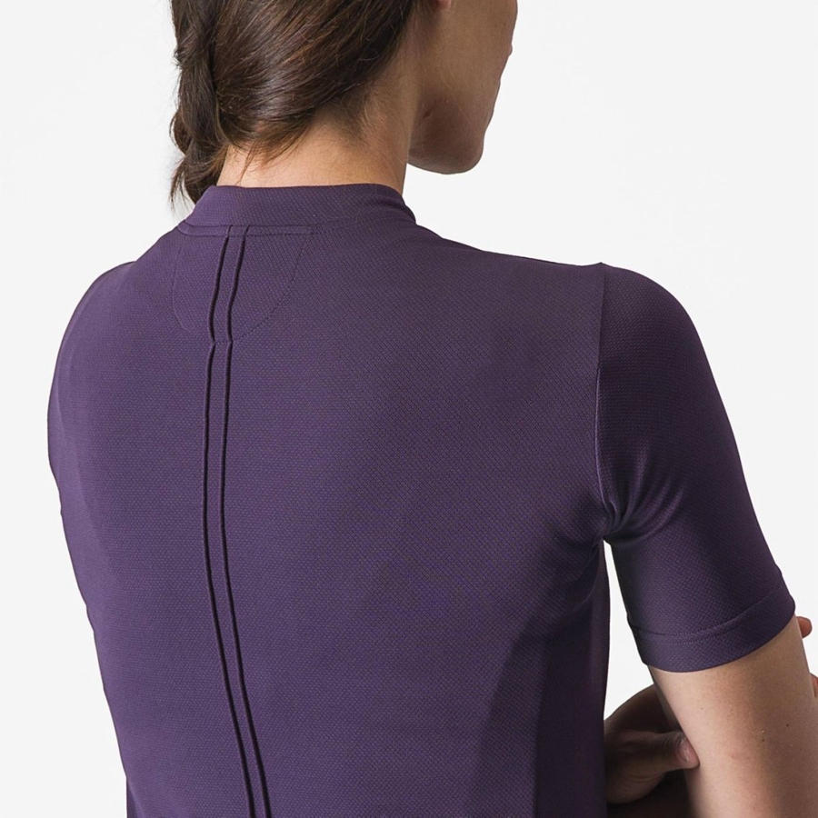 Purple Women Castelli ANIMA 4 Jersey | 264189-RWH