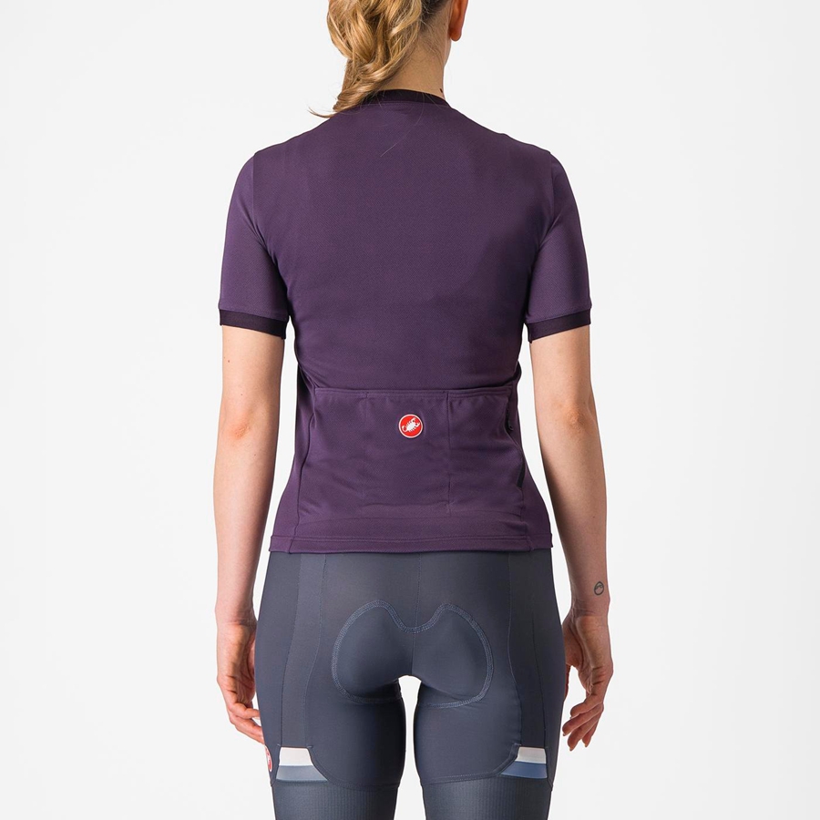 Purple Women Castelli LIBERA Jersey | 306795-KFR