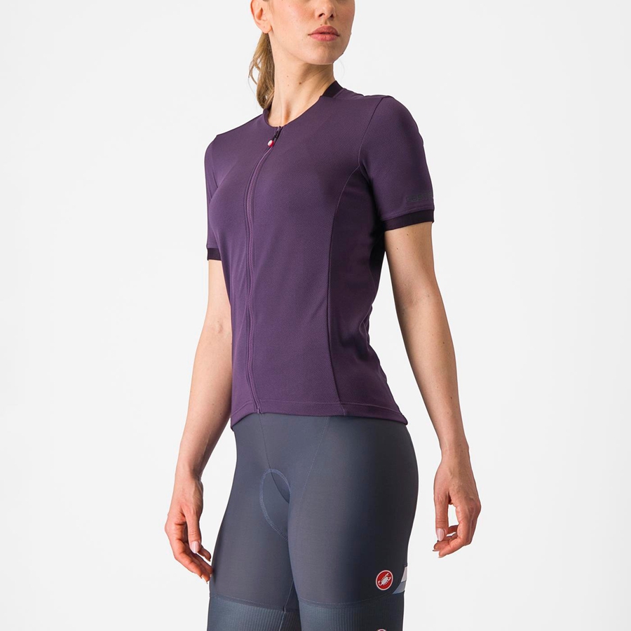 Purple Women Castelli LIBERA Jersey | 306795-KFR