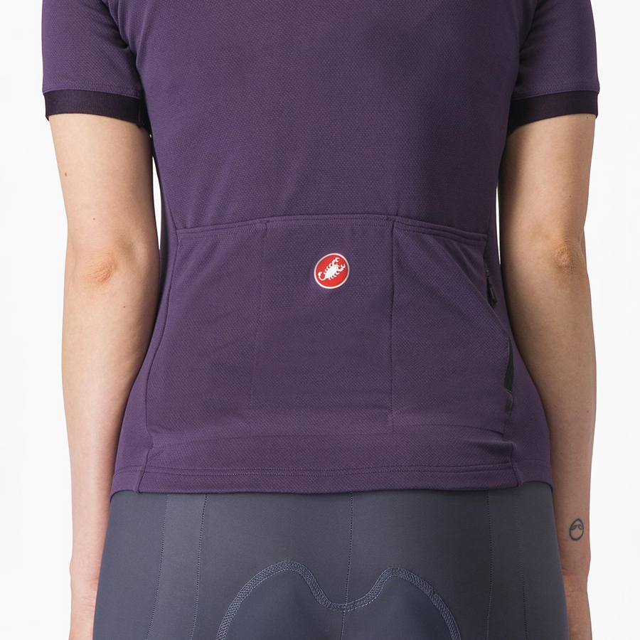 Purple Women Castelli LIBERA Jersey | 306795-KFR