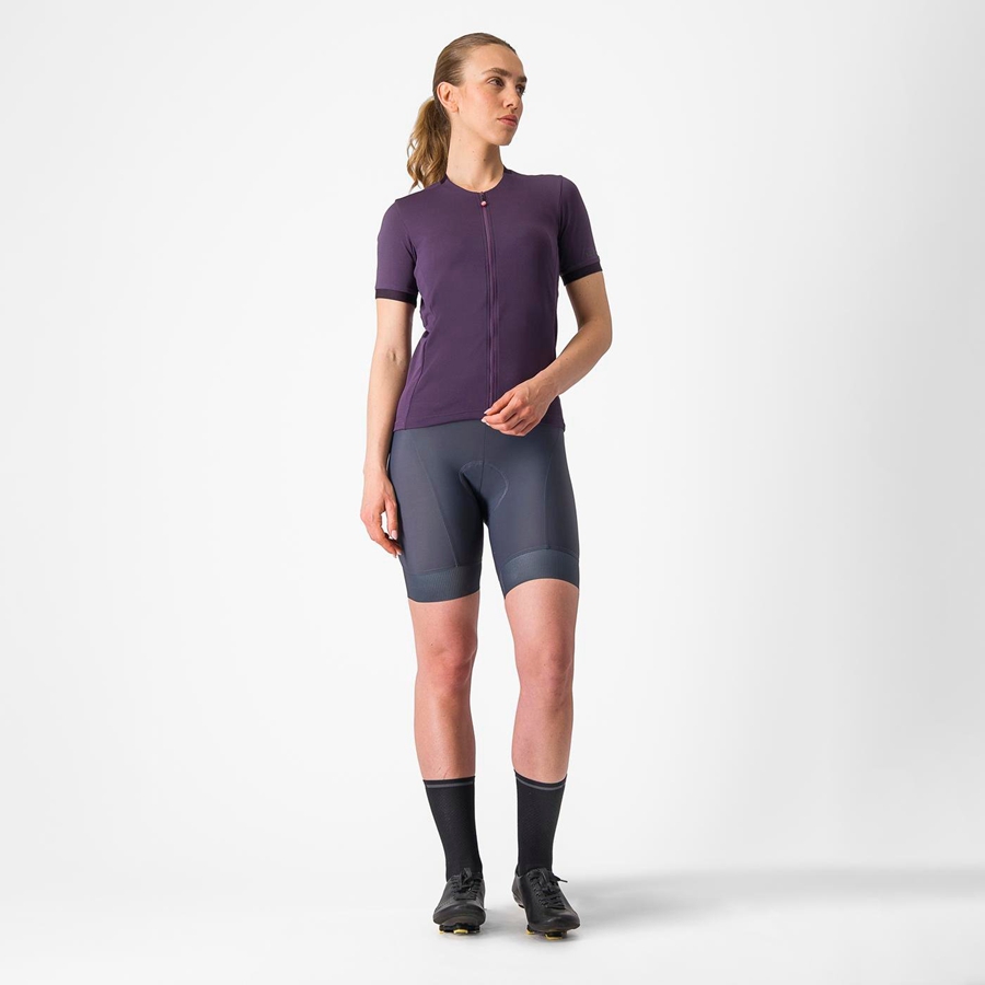 Purple Women Castelli LIBERA Jersey | 306795-KFR