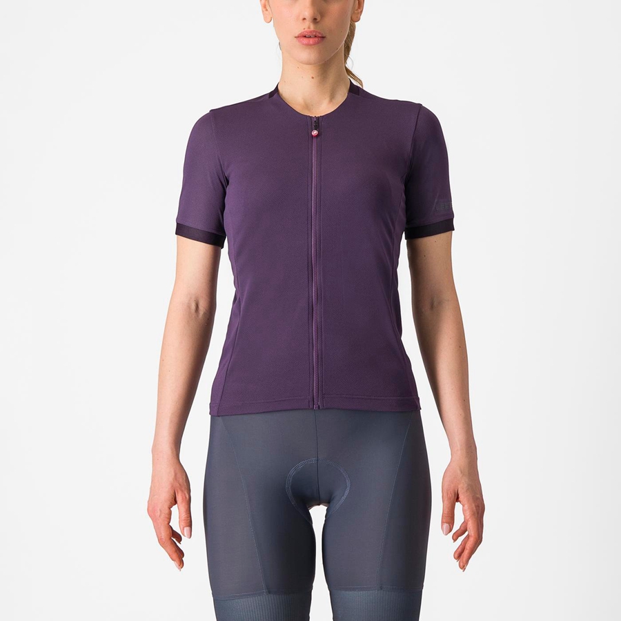 Purple Women Castelli LIBERA Jersey | 306795-KFR