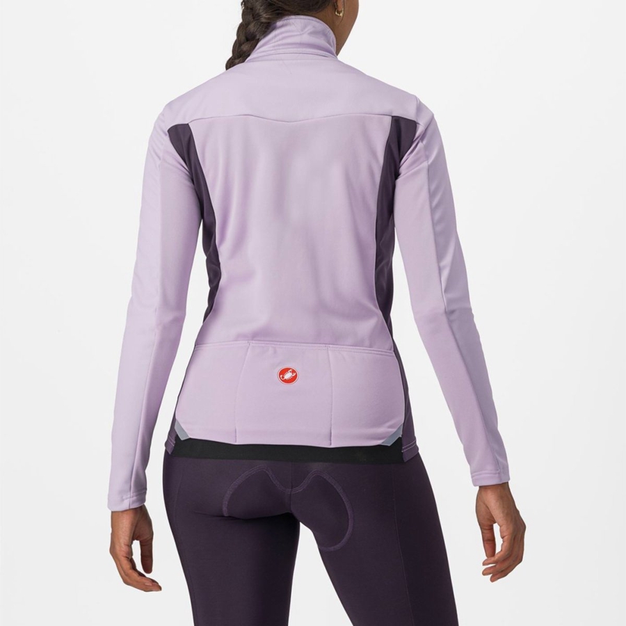 Purple Women Castelli TRANSITION 2 W Jackets | 089526-JGA