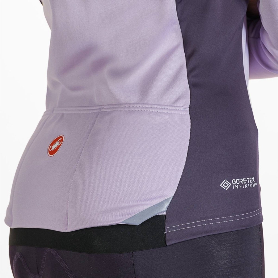 Purple Women Castelli TRANSITION 2 W Jackets | 089526-JGA