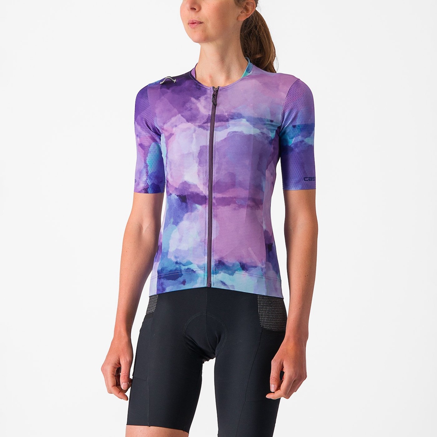 Purple Women Castelli UNLIMITED PRO W Jersey | 830547-QZC