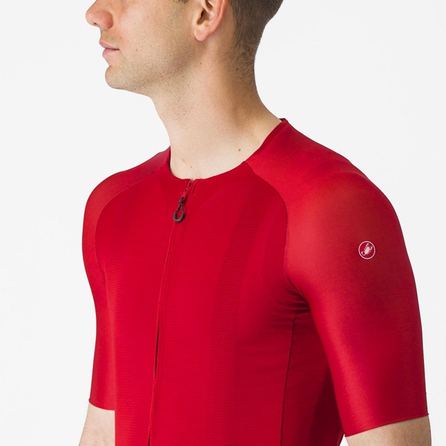 Red Men Castelli AERO RACE 7.0 Jersey | 895426-POR