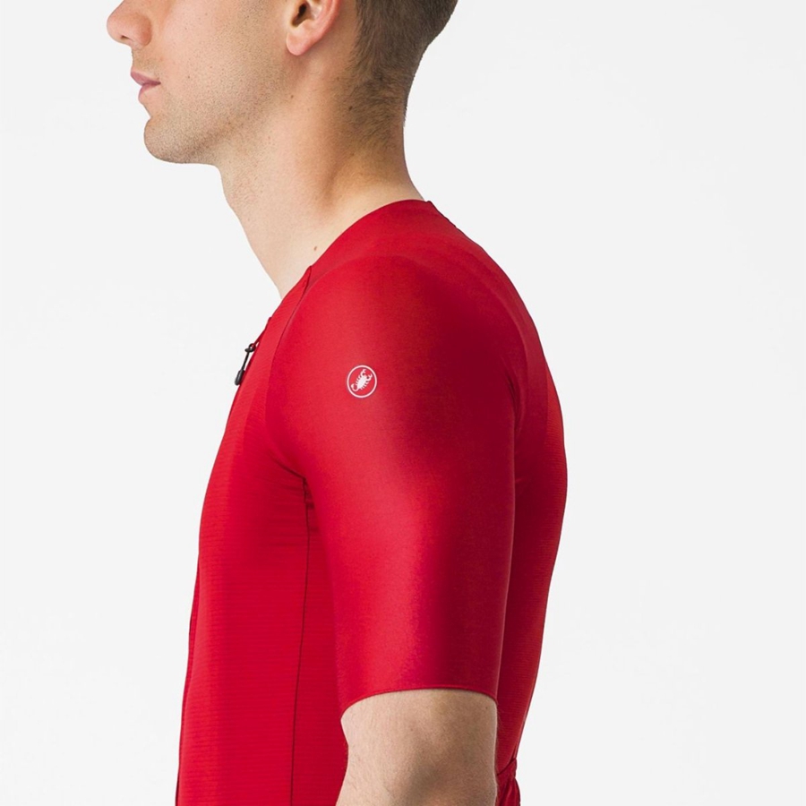 Red Men Castelli AERO RACE 7.0 Jersey | 895426-POR