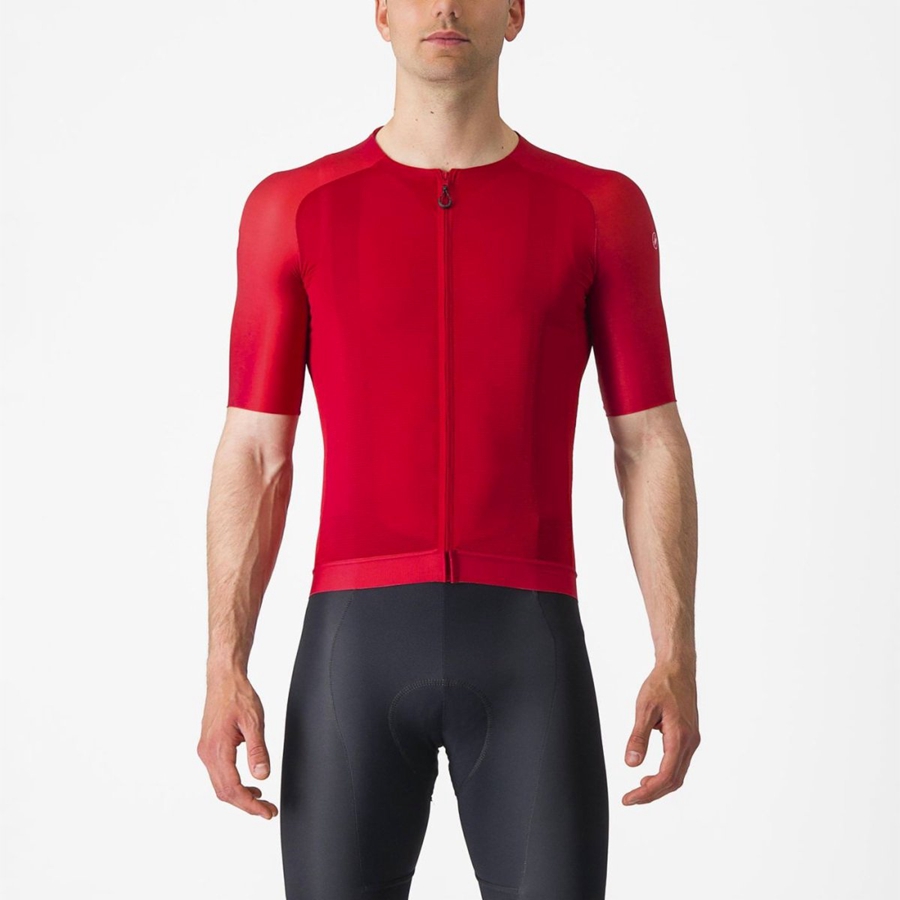 Red Men Castelli AERO RACE 7.0 Jersey | 895426-POR