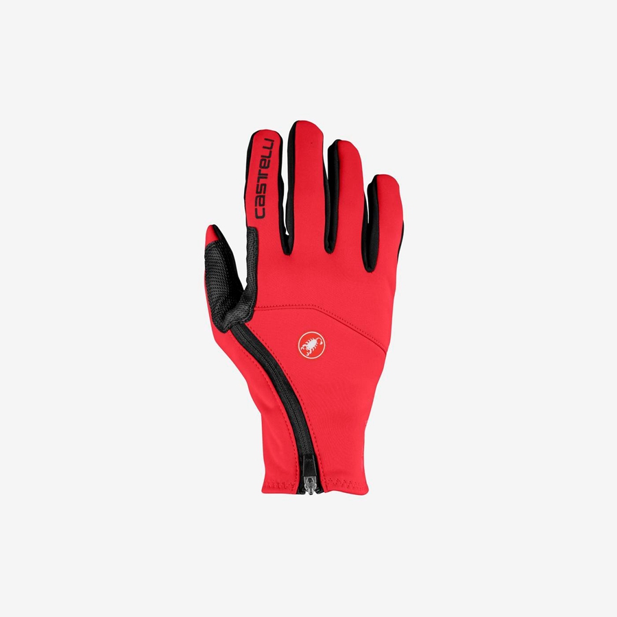 Red Men Castelli MORTIROLO Gloves | 318247-DFB