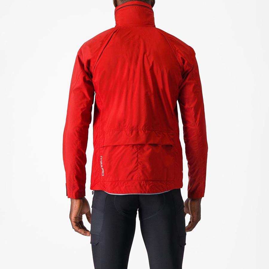 Red Men Castelli TRAIL GT Jackets | 709265-OCY