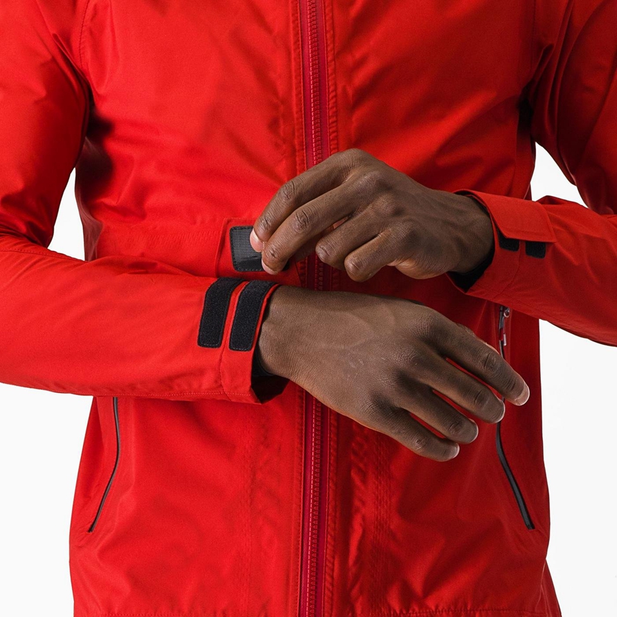 Red Men Castelli TRAIL GT Jackets | 709265-OCY