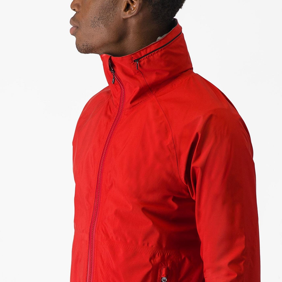 Red Men Castelli TRAIL GT Jackets | 709265-OCY