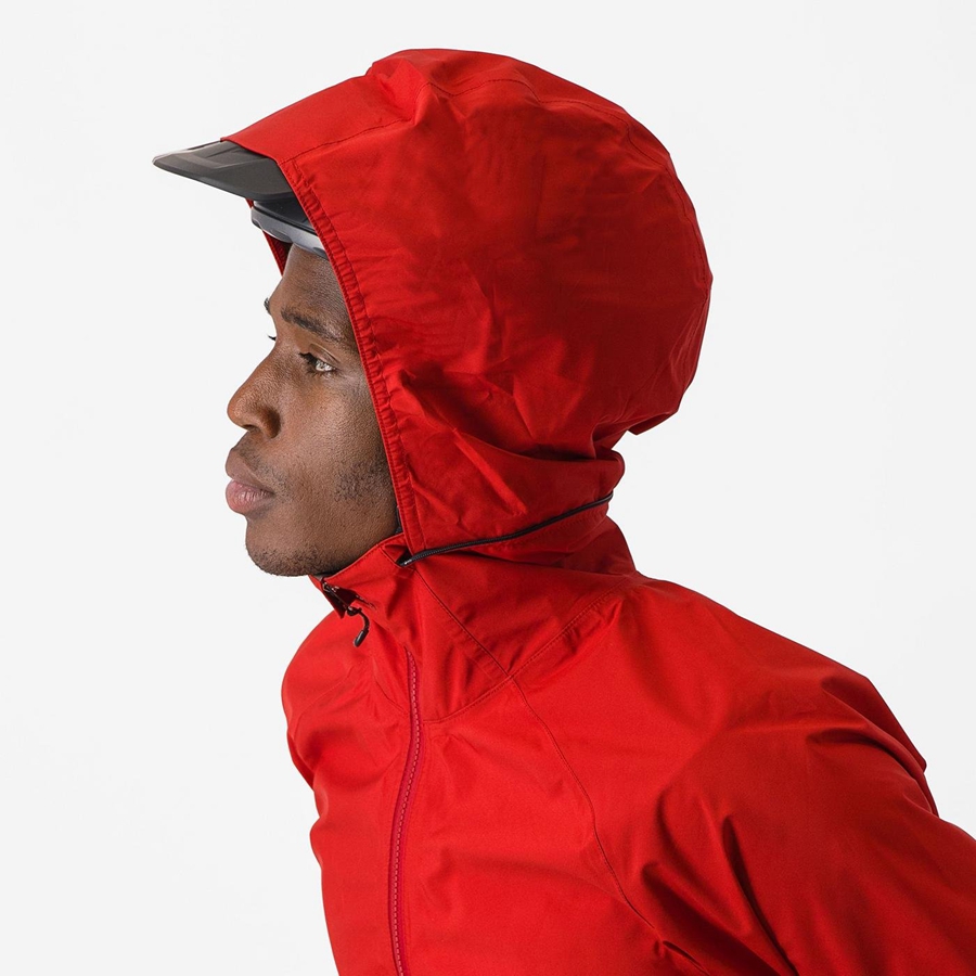 Red Men Castelli TRAIL GT Jackets | 709265-OCY